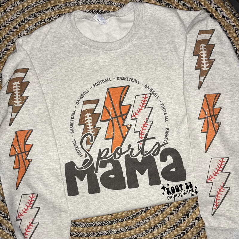 Sports Mama Lightning Bolt
