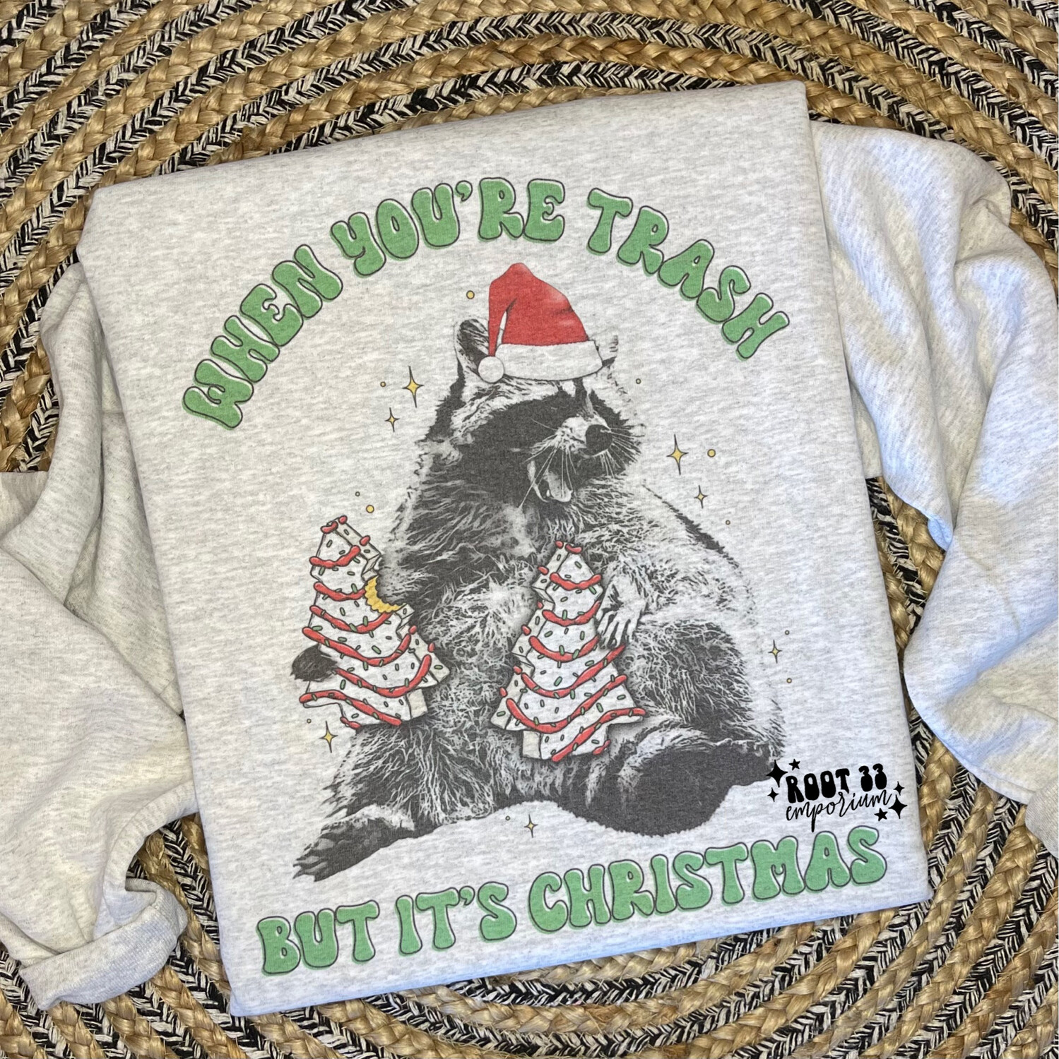 Christmas Trash Raccoon
