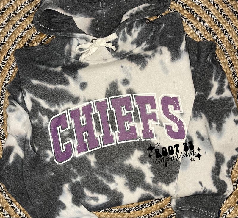 Tie Dye Block Chiefs