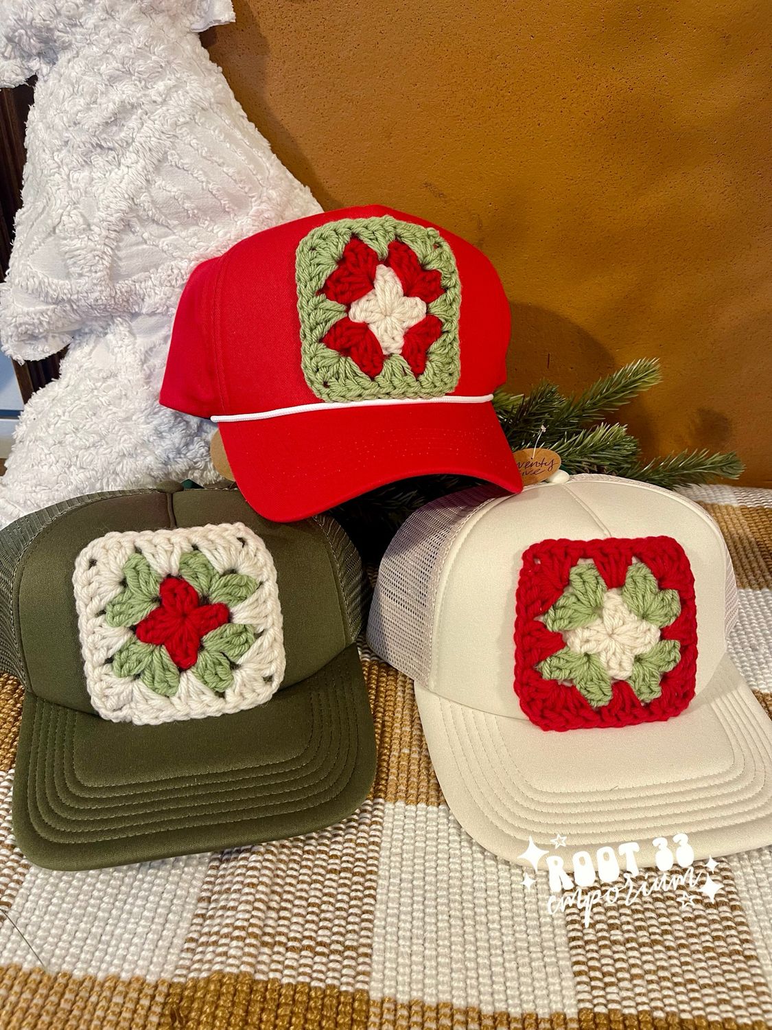 Granny Square Hat