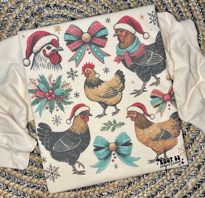 Chicken Santa Hat