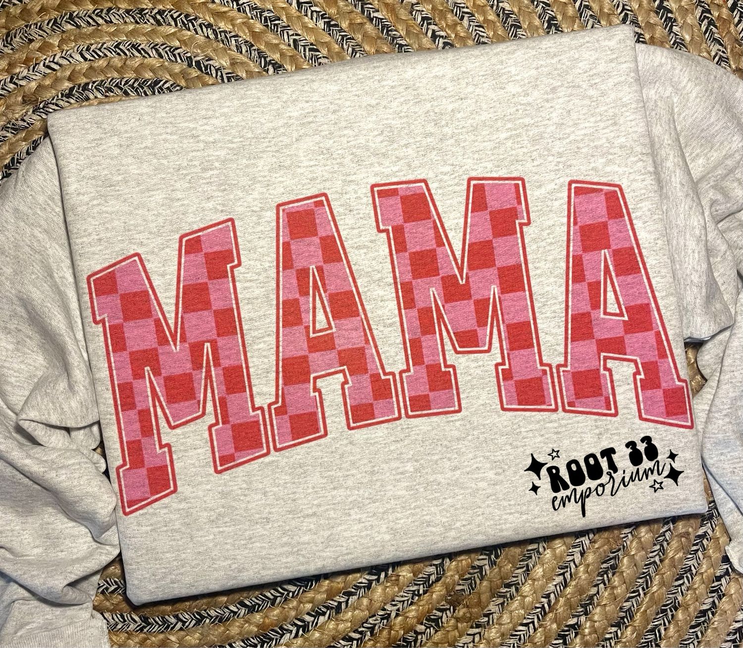 Pink Checkered Mama