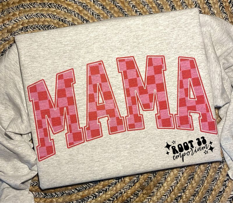 Pink Checkered Mama