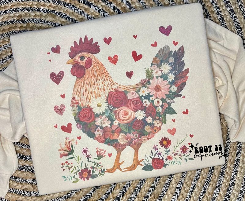Floral Chicken