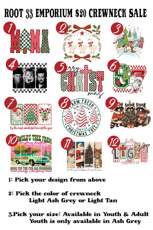 CHRISTMAS CREWNECK SALE