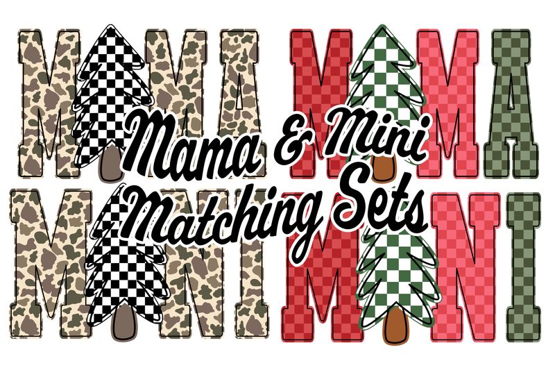 Mama Mini Checkered Christmas Mama Mini Checkered Christmas