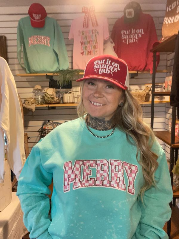 Merry Checkered Patch