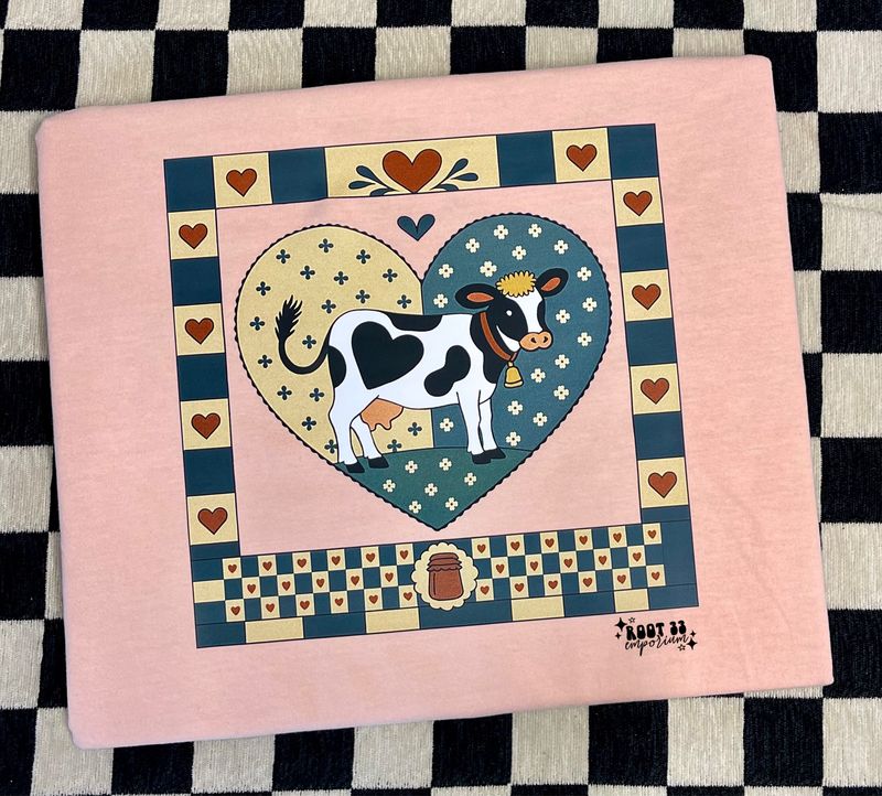 Quilt Pattern Cow