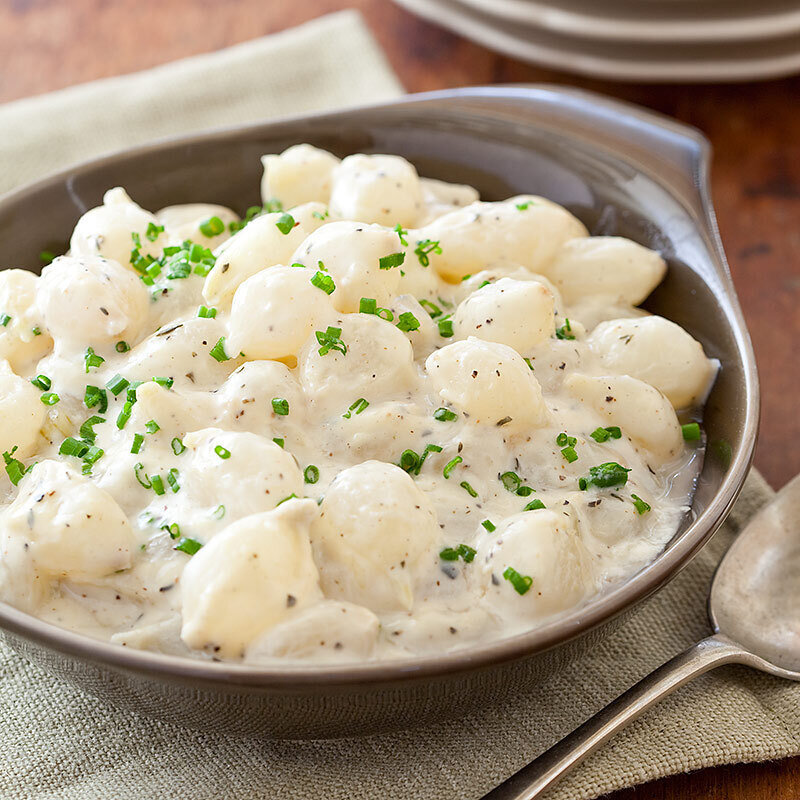 Creamed Pearl Onions (V) (NF)