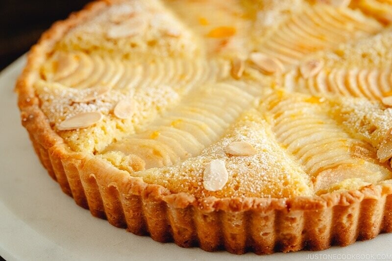 Holiday Pear Frangipane Tart