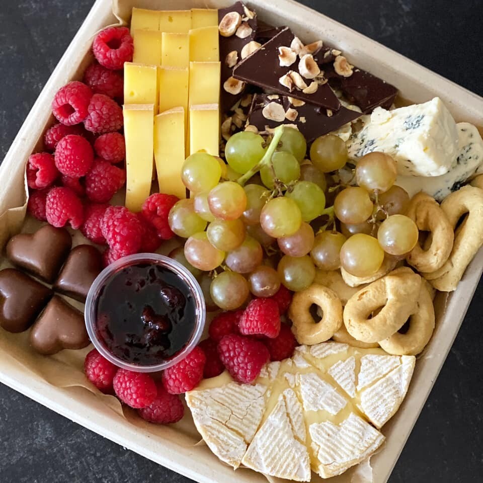 Cheese and Chocolate Platter for Two