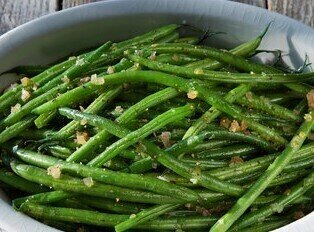 Haricots Verts with Almonds (V) (GF)