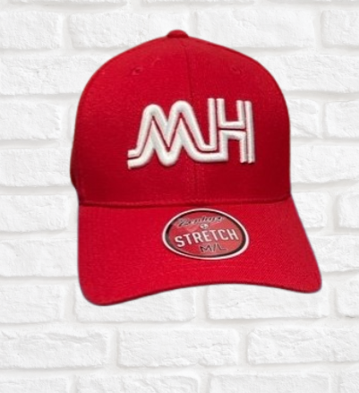 Red MH- Zephyr Stretch Fit Hat
