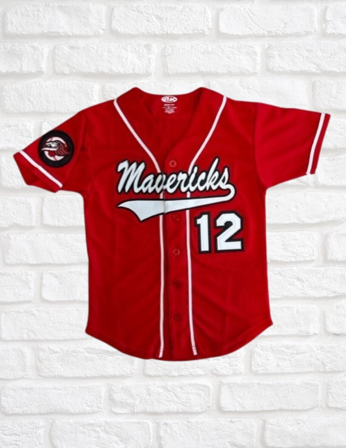 Red Jersey- Full Button- YOUTH