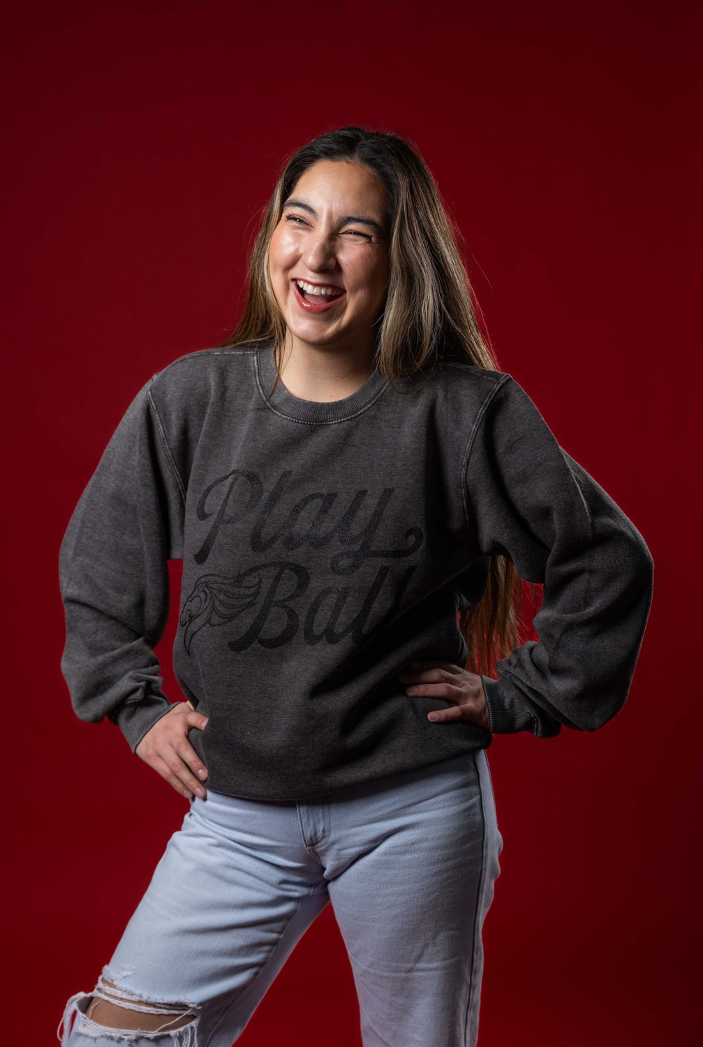 Sweatshirt- Play Ball
