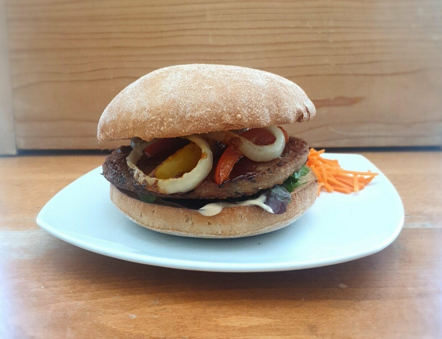 Fischburger Teriyaki