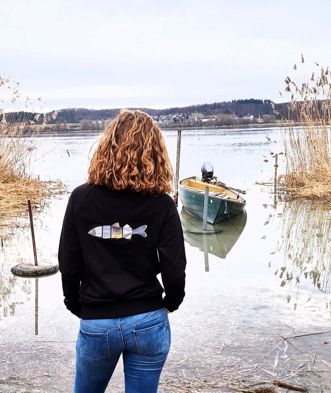 Sweatshirt Damen, schwarz