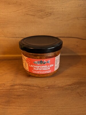 Lachsforellen-Aufstrich pikant, 200 g Lachsforellen-Aufstrich pikant, 200 g