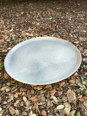 Plato llano Gris