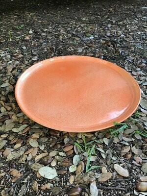 Plato llano Naranja