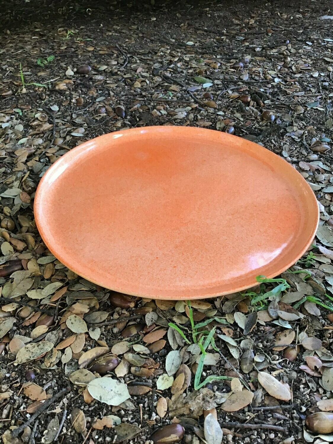 Plato llano Naranja 29 cm x 1 cm.