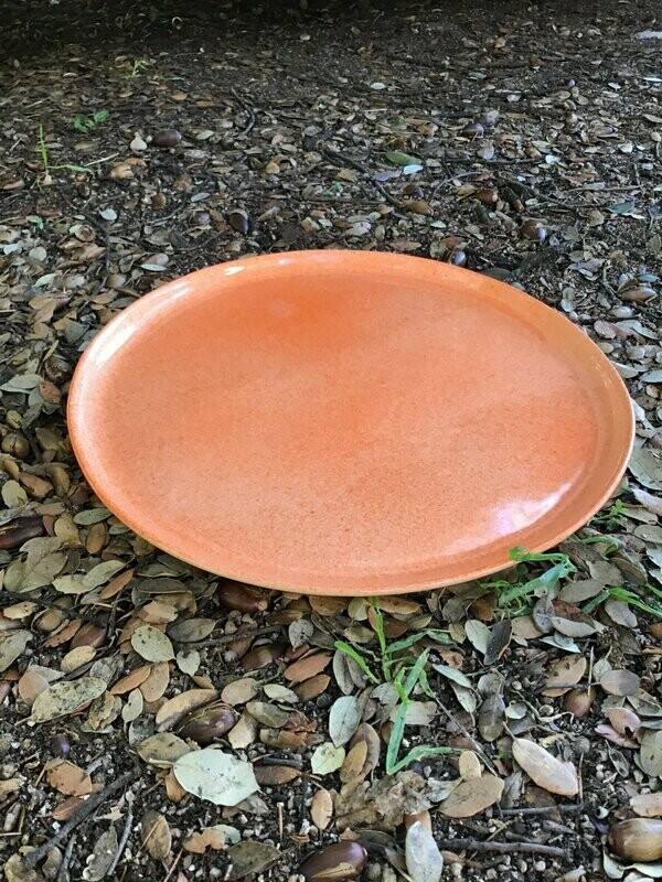 Plato llano Naranja 29 cm x 1 cm.