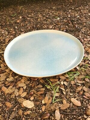 Plato llano Azul claro