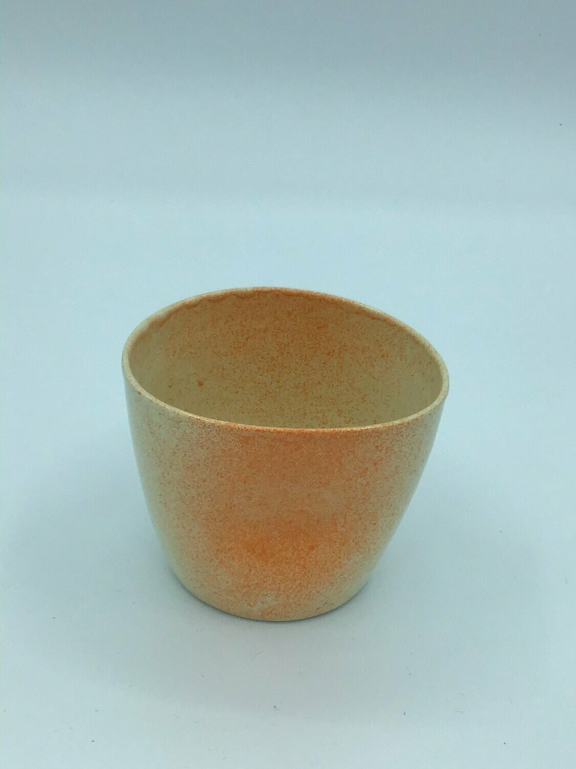 Vaso Naranja  10 cm x 7 cm.