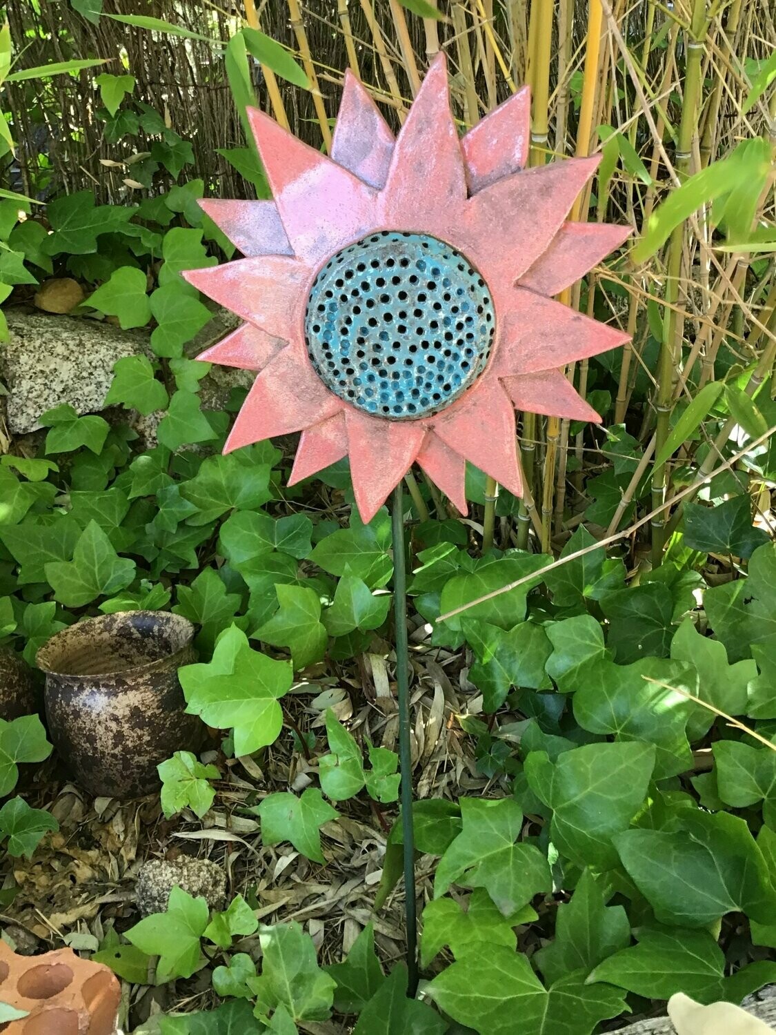 Girasol rosa  22 cm x 60 cm.