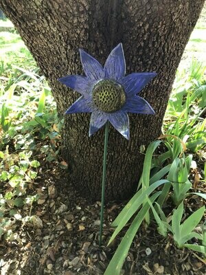 Girasol Azul oscuro. 22 cm x 60 cm.