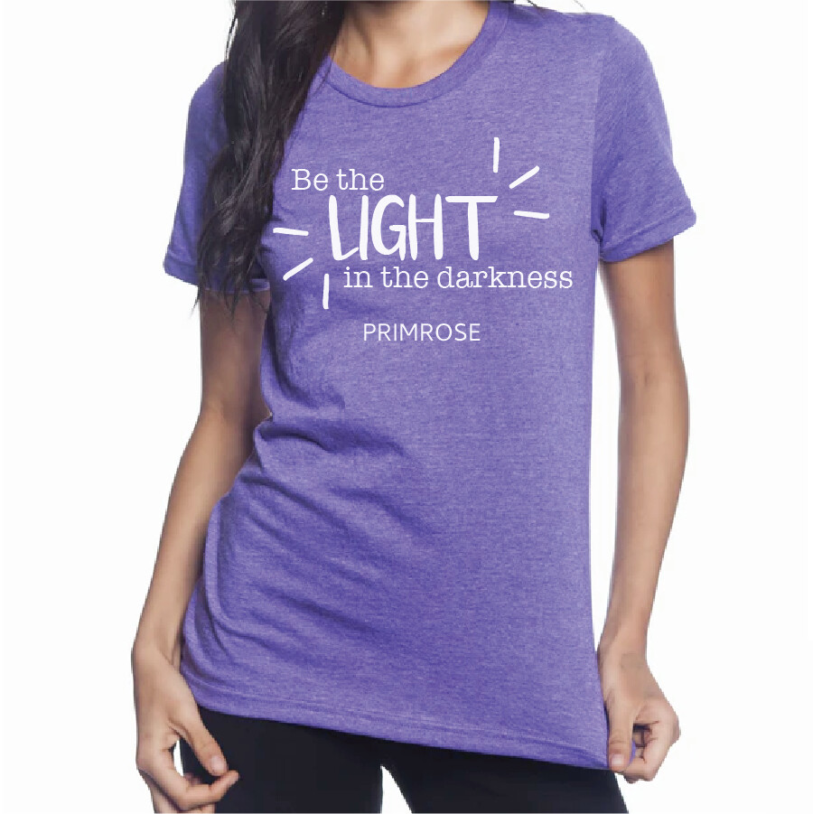 Be The Light T-shirt, Ladies Soft Touch, Color Options