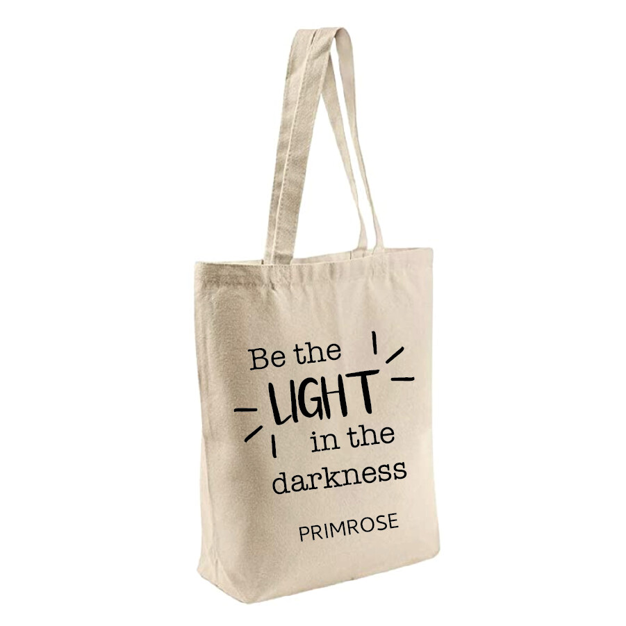 Be The Light, Canvas Tote Bag (15.7&#39;&#39;)