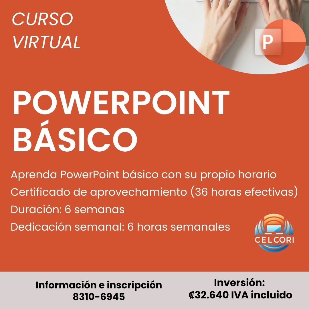 Curso de PowerPoint básico-modalidad asincrónica