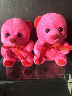 Twin Pink Mini Bears