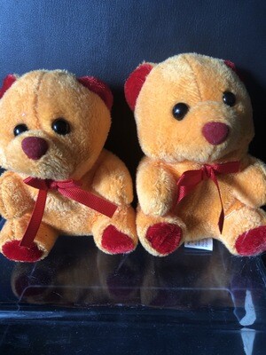 Twin Orange Mini Bears