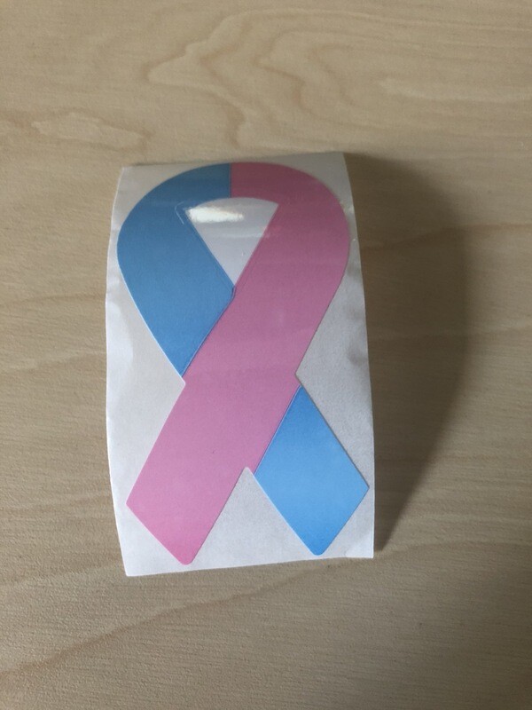 Pregnancy &amp; Infant Loss Ribbon Sticker