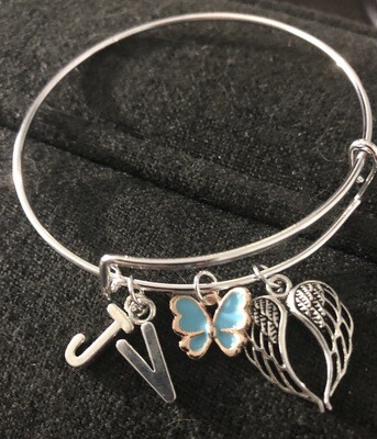 Baby Loss Bracelet (includes 2 Charms)