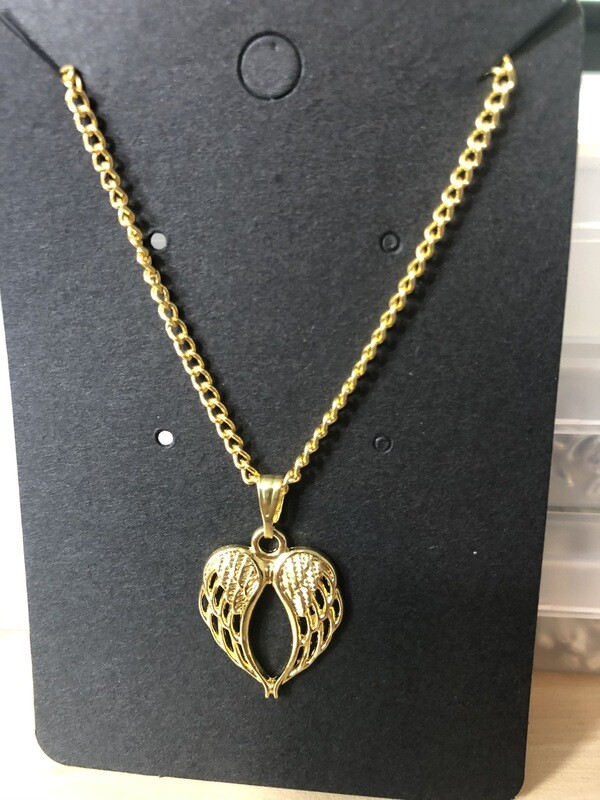 Angel Wings Necklace Golden