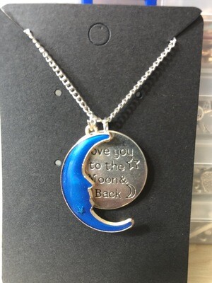 Love You To The Moon & Back Necklace