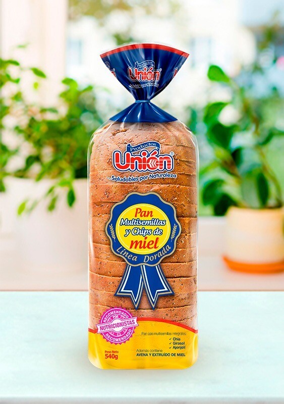 Pan Múltisemillas y chip de miel