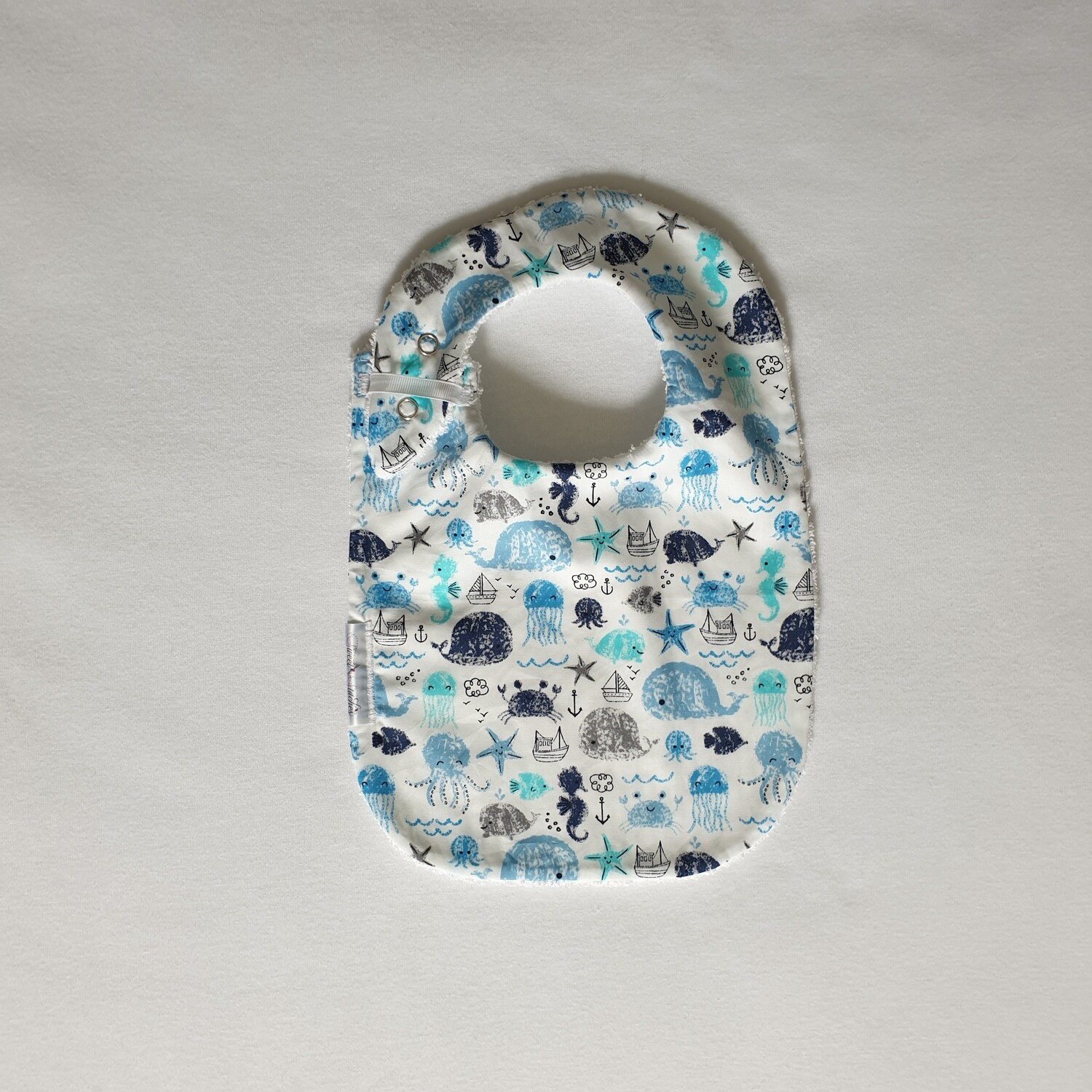 Feeding Bib "Ocean White"