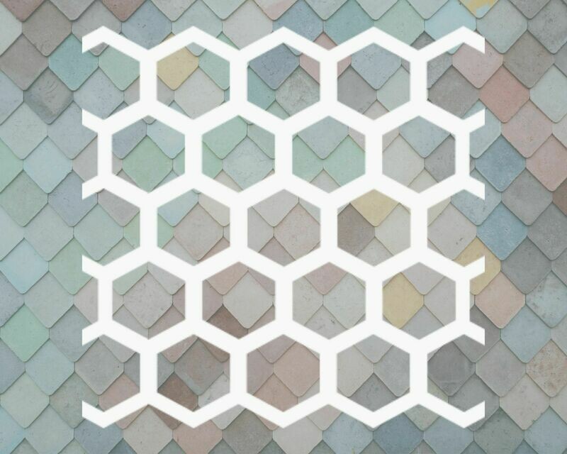 Honeycomb (pack of two stencils)