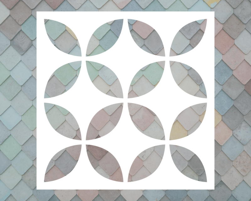 Petals (pack of two stencils)