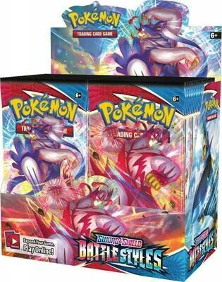 POKEMON TCG Sword and Shield Battle Styles Booster Box (36 Booster Packs)