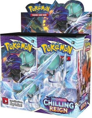 **IN STOCK**POKEMON TCG Sword and Shield Chilling Reign Booster Box
