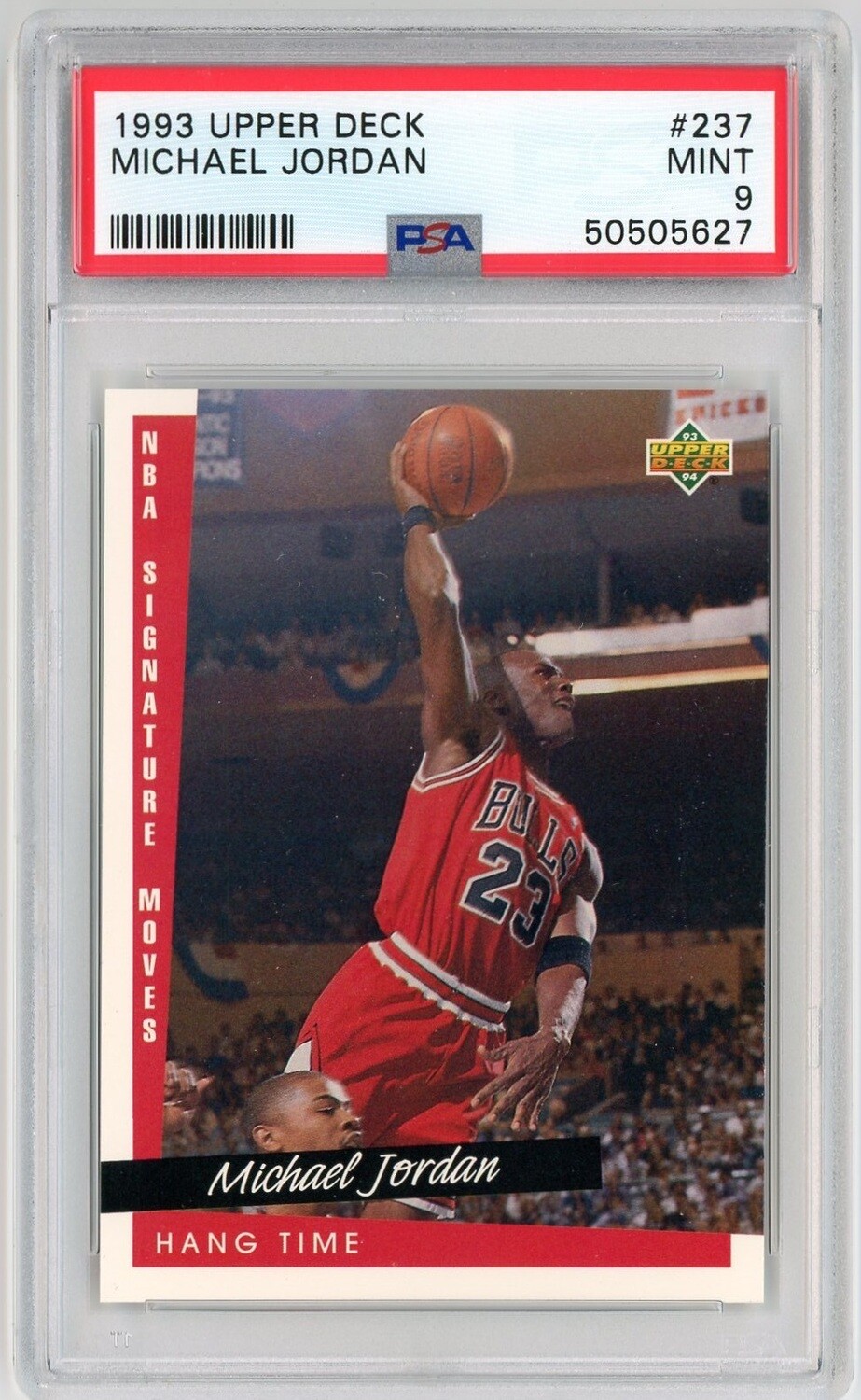 michael jordan hang time card