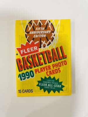 1990-91 Fleer Basketball Hobby Pack