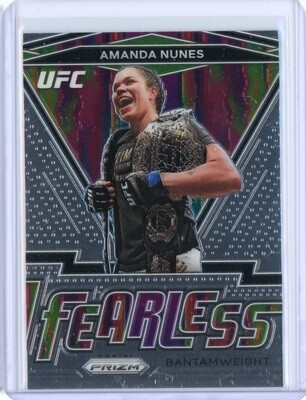 2021 Panini Prizm UFC Amanda Nunes Fearless Card #16
