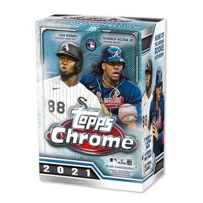 2021 Topps Chrome MLB Baseball 8-Pack Blaster Box