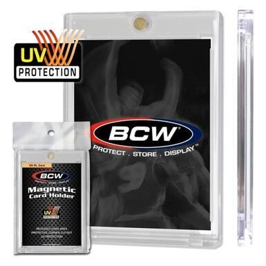 BCW One Touch Magnetic Card Holder 55 Pt Card Standard